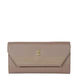 Baggit Brown Solid Wallet for Women-picture-34