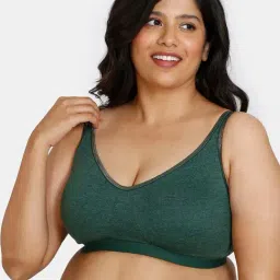 Zivame Green Full Coverage Double Layered Minimizer Bra-picture-34