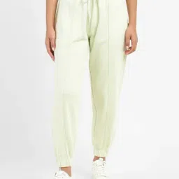 Levi's Light Mint Green Relaxed Fit Mid Rise Regular Joggers-image-14