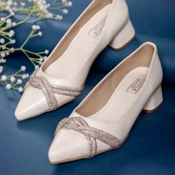 Truffle Collection Women's Cream Casual Pumps-picture-39