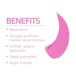 MyGlamm Lit Liquid Matte Lipstick Benched - 3 ml image 3