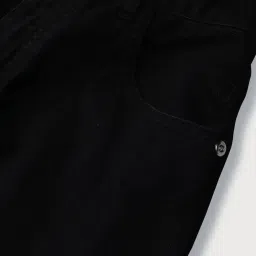 Gini & Jony Kids Black Regular Fit Bermudas image 4