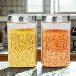 SCL Steelo Clear Plastic Varg Stainless Containers - Set of 2 (1500 ml)-picture-12