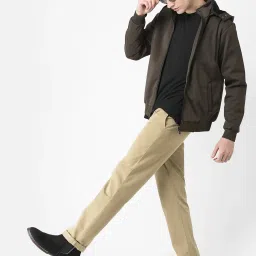 Crimsoune Club Dark Olive Regular Fit Hooded Jacket image 5