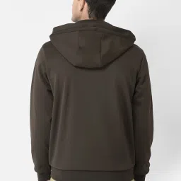 Crimsoune Club Dark Olive Regular Fit Hooded Jacket image 2
