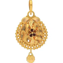 Malabar Gold and Diamonds 22k (916) Yellow Gold Pendant for Women-picture-20