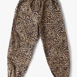 GAP Girls Brown Cotton Animal Joggers image 2