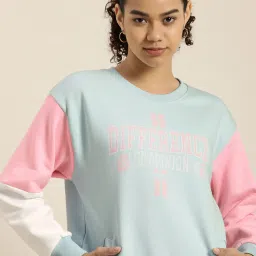 Difference of Opinion Multicolor Graphic Print Sweatshirt image 1