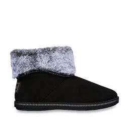 Skechers Women's COZY CAMPFIRE - MEANT TO BE Black Casual Slip On Shoe image 1