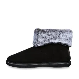 Skechers Women's COZY CAMPFIRE - MEANT TO BE Black Casual Slip On Shoe image 3