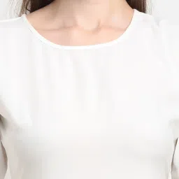 BRINNS White Midi A Line Dress image 5