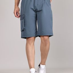 HOUSE OF VEDAS Men Regular Fit Training or Gym Cargo Shorts-picture-45