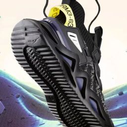 Atom Men's Black Running Shoes-picture-11