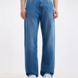 Pepe Jeans Sky Blue Cotton Relaxed Fit Jeans-picture-23
