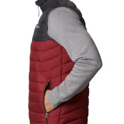 Columbia Men Red & Black Powder Lite Vest Jacket image 3