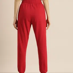 Dillinger Red Cotton Joggers image 2