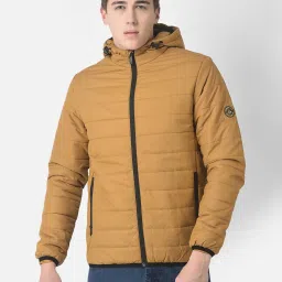 Crimsoune Club Mustard Regular Fit Hooded Jacket image 1