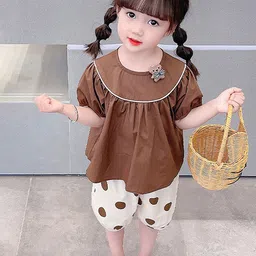 LULU & SKY Girls Top with Shorts image 4