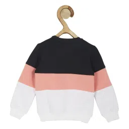 Allen Solly Junior Multicolor Cotton Striped Sweatshirt image 2