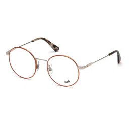 WEB EYEWEAR Silver Round Eye Frames for Men-picture-24