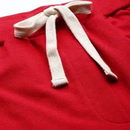 Dillinger Red Cotton Joggers image 5