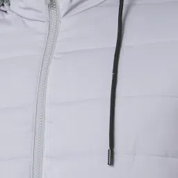 Crimsoune Club Light Grey Regular Fit Hooded Jacket image 4