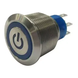 RS PRO Illuminated Push Button Switch Panel Mount 22.2 mm DPDT Blue LED 250 V AC, 1759276-picture-31