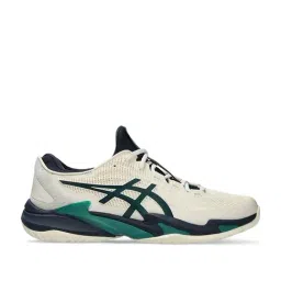 Asics Men's COURT FF 3 Cream & Jasper Green Tennis Shoes-image-47
