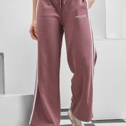 TOKYO TALKIES Women Mauve Striped Track pant-image-69