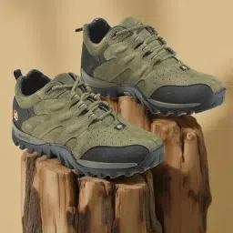 Woodland Men's Olive Casual Sneakers-picture-22