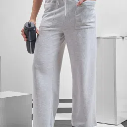 TOKYO TALKIES Women Grey Solid Track pant-picture-13