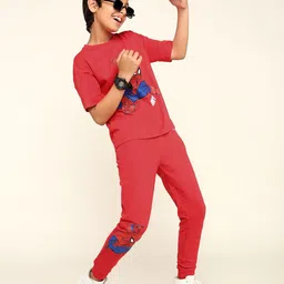 BONKIDS Boys Printed T-shirt with Pyjamas-image-63