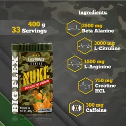 Bigflex Pre-Workout Nuke (400 Gm) image 4