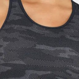 Zelocity by Zivame Black Printed Sports Bra image 5