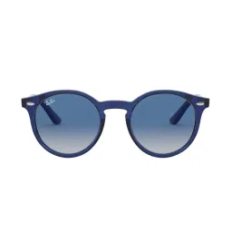 ray-ban kids Ray-Ban 0RJ9064S Sky Blue Gradient Junior Sole Round Sunglasses - 44.1 mm - Kids image 1
