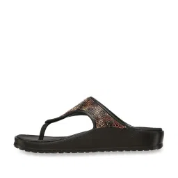 Skechers Women's CALI BREEZE 2.0 - UPROAR Black Casual Slippers image 3