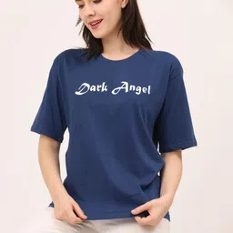 DDASPRATION Women Typography Printed T-shirt-image-94