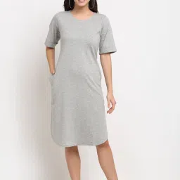BRINNS Light Grey Midi A Line Dress image 1