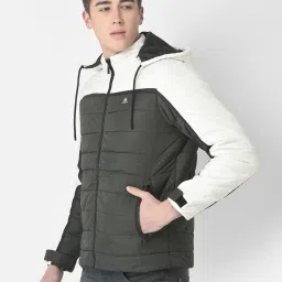 Crimsoune Club Green Regular Fit Hooded Jacket image 3