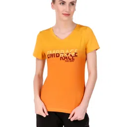 ALCIS Orange Printed Tee image 1