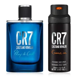 Cristiano Ronaldo CR7 Play it Cool Eau de Toilette & Game On Body Spray Set image 1