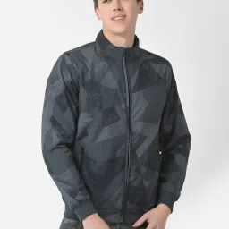 Crimsoune Club Grey Regular Fit Camo Print Jacket image 1