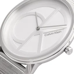 Calvin Klein Unisex Iconic Brand Logo Patterned Analogue Watch 25200027 image 4