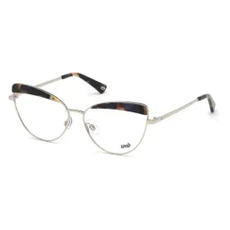 WEB EYEWEAR Silver Butterfly Eye Frames for Women-image-15