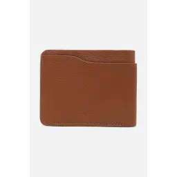 Van Heusen Men Tan Genuine Leather Wallet image 4