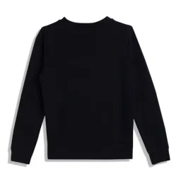 Tommy Hilfiger Boys Blue Embroidered Crew Neck Full Sleeves Sweatshirt image 2