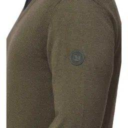 Woodland Dark Olive Regular Fit Sweater image 4