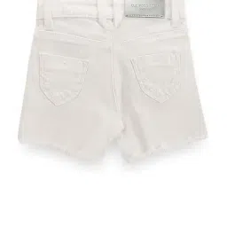 U.S. Polo Assn. Kids White Solid Shorts image 2