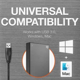 Seagate One Touch 4TB External HDD with Password -Gray for Win & Mac - STKZ4000404 image 5