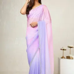 Soch Lavender Ombre Saree-image-24